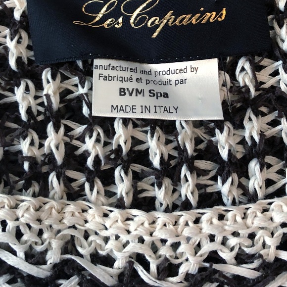 LES COPAINS HAND WEAVED COTTON BLOUSE - Picture 3 of 4